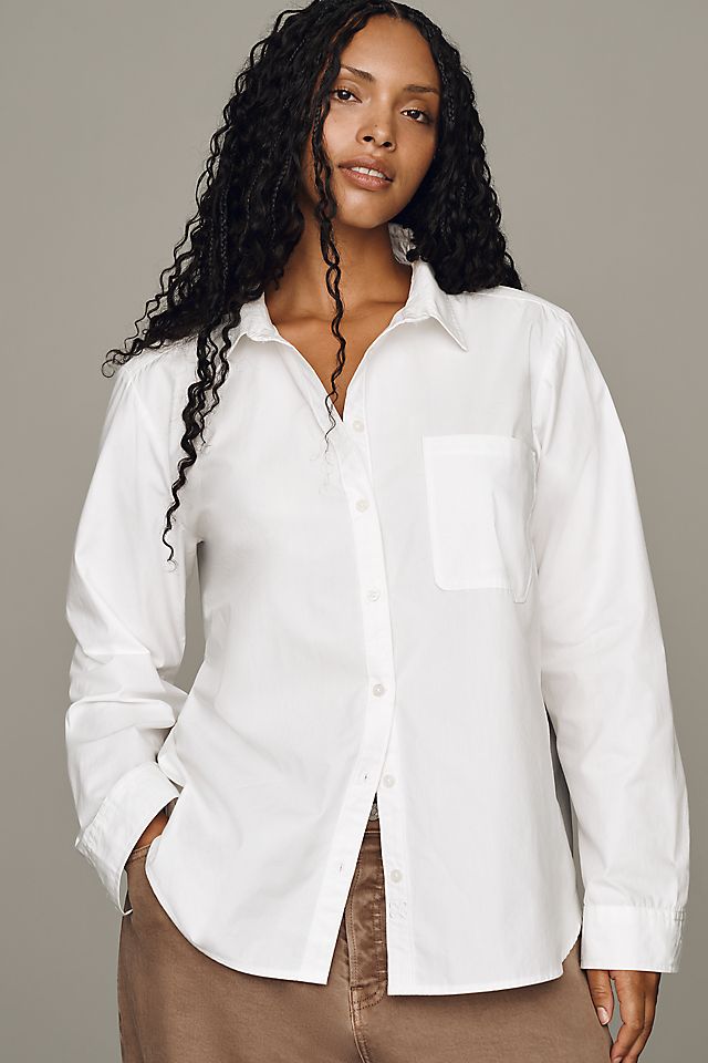 Maeve Kate Women's Cotton Classic Buttondown Shirt