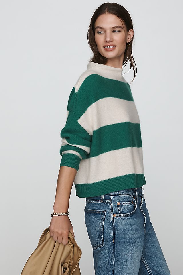 Pilcro Alani Women's Cashmere Mock-Neck Sweater