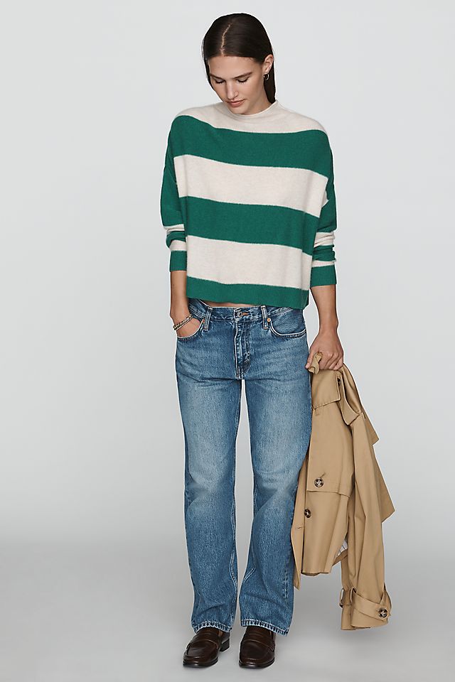 Pilcro Alani Women's Cashmere Mock-Neck Sweater