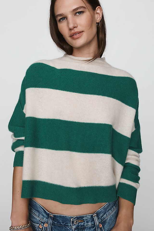 Pilcro Alani Women's Cashmere Mock-Neck Sweater