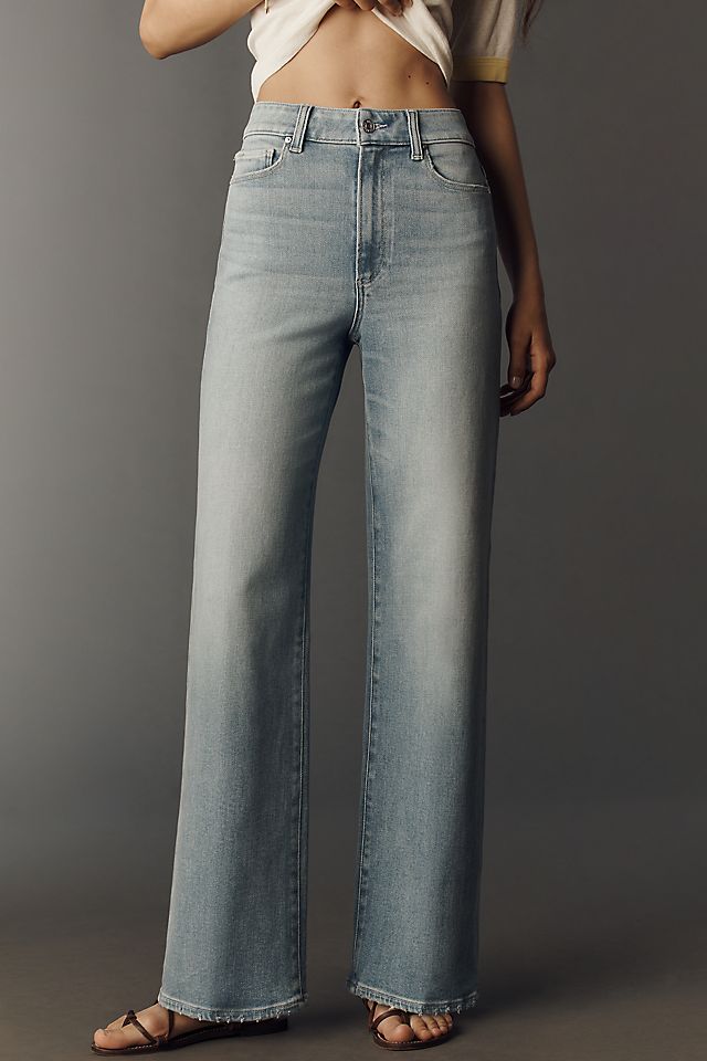 PAIGE Anessa Women's High-Rise Wide-Leg Jeans