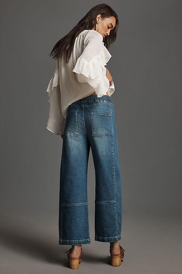 Pilcro Izzie Women's Relaxed Pull-On Barrel Jeans