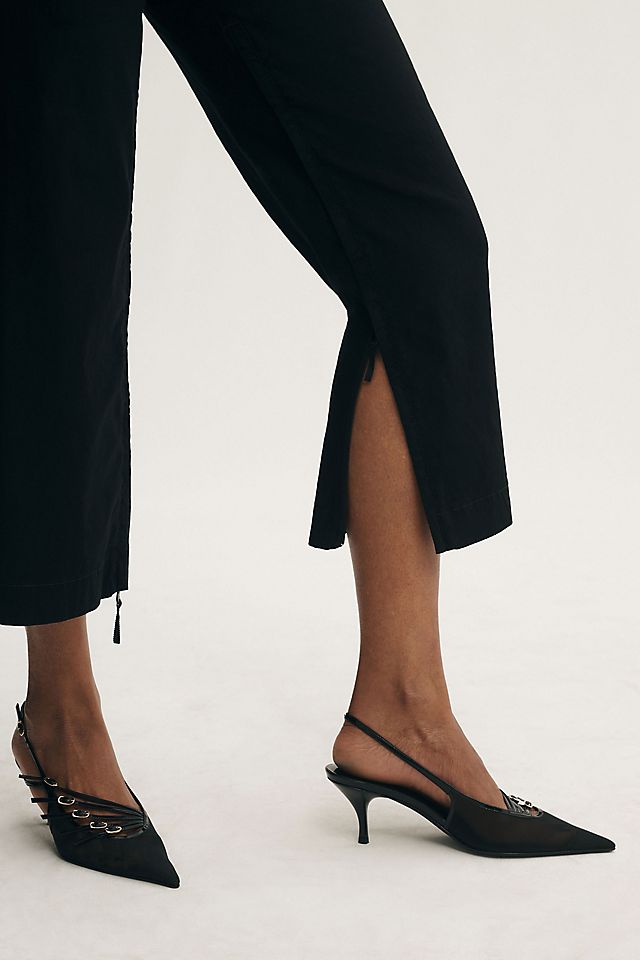 Maeve Colette Women's Linen High-Rise Wide-Leg Pants