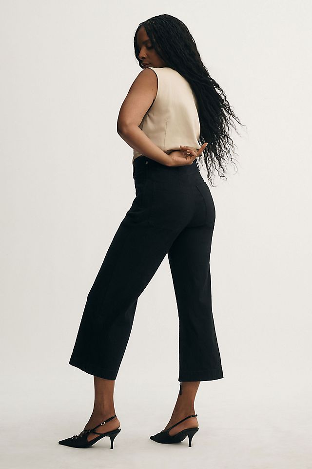 Maeve Colette Women's Linen High-Rise Wide-Leg Pants