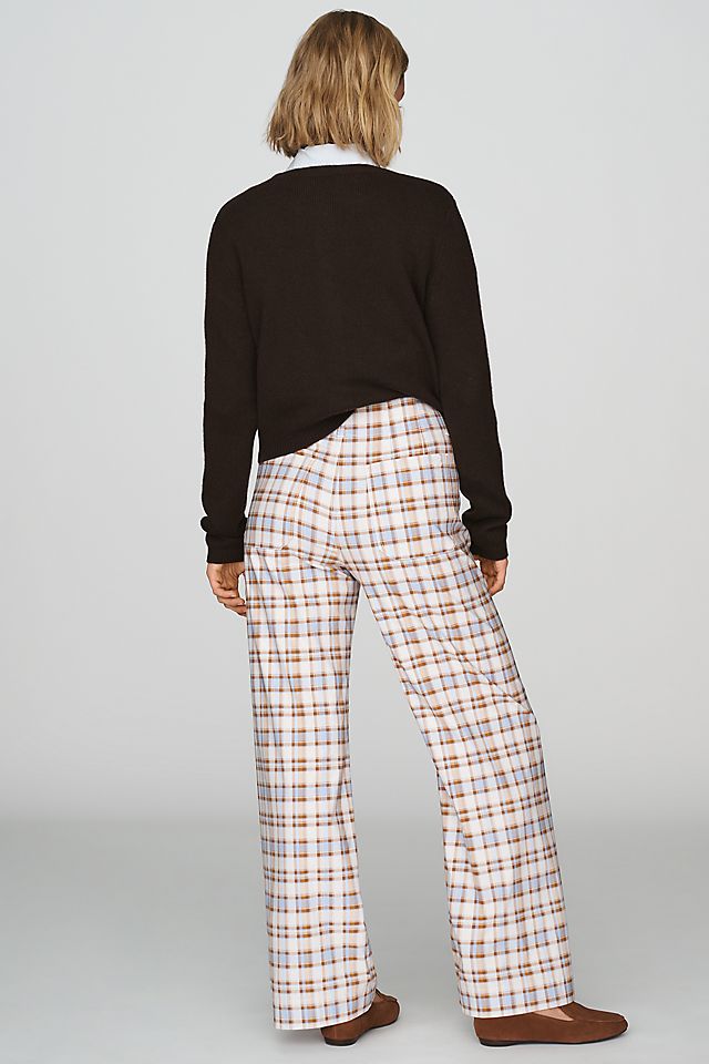 Maeve Colette Women's High-Rise Wide-Leg Full-Length Pants