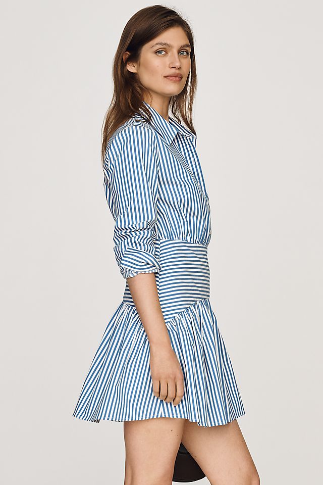 Exquise Tobie Women's Pleated Mini Shirtdress
