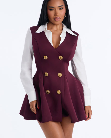 Fashion Nova Queen Looks Pleated Women's Mini Dress