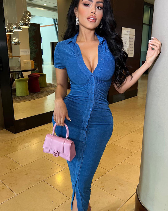 Fashion Nova Silky Smooth Slinky Women's Maxi Dress