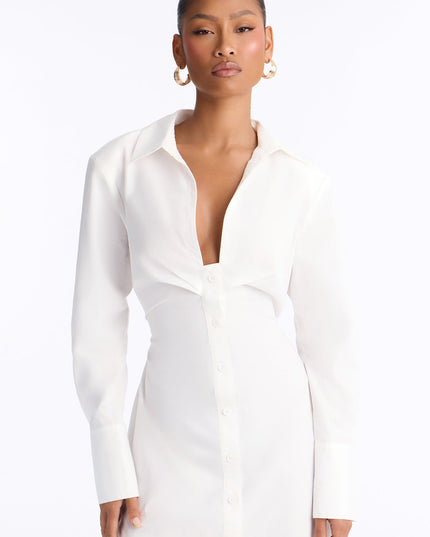 Fashion Nova High Standards Button Up Women's Mini Dress