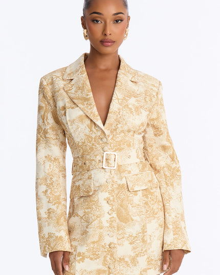 Fashion Nova The Heiress Blazer Women's Mini Dress